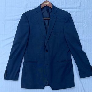 Alfani Navy Blue Slim Fit Suit 40L